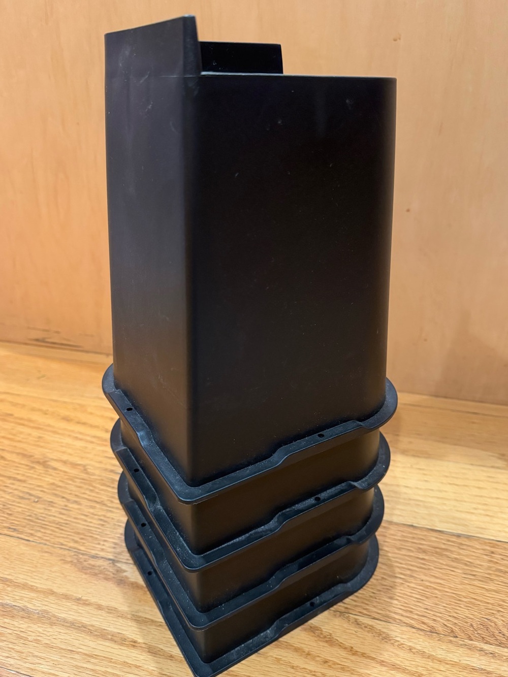 Black Furniture Riser Lifts - 8”: Heavy Duty: Set of 4: oversized - Picture 6 of 6